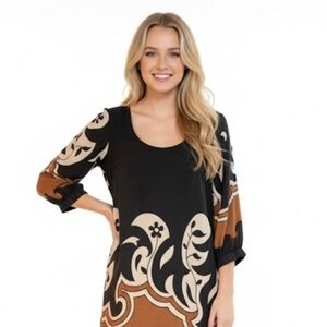 Tibi silk shift dress size 6